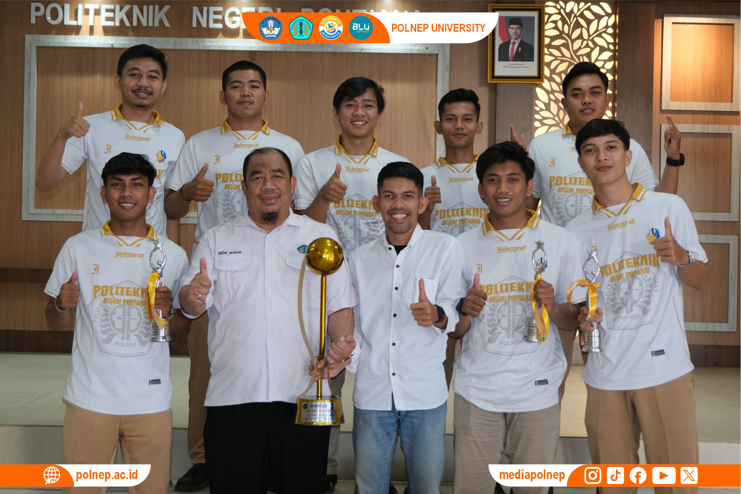 UKM FUTSAL DAN SEPAK BOLA POLITEKNIK NEGERI PONTIANAK RAIH JUARA HFX STUDENT FUTSAL SERIES 6ᵗʰ EDITION 2026 