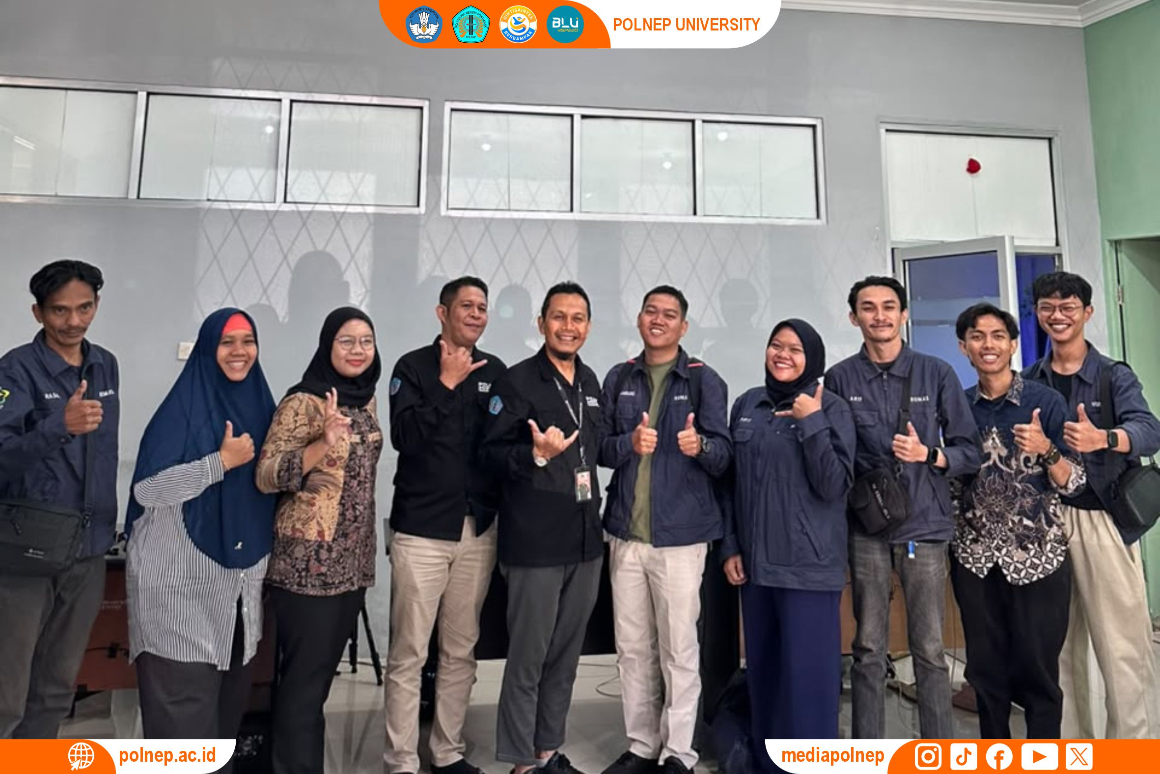 PERKUAT SINERGI KEHUMASAN, HUMAS POLNEP TERIMA KUNJUNGAN TIM HUMAS IAIN PONTIANAK