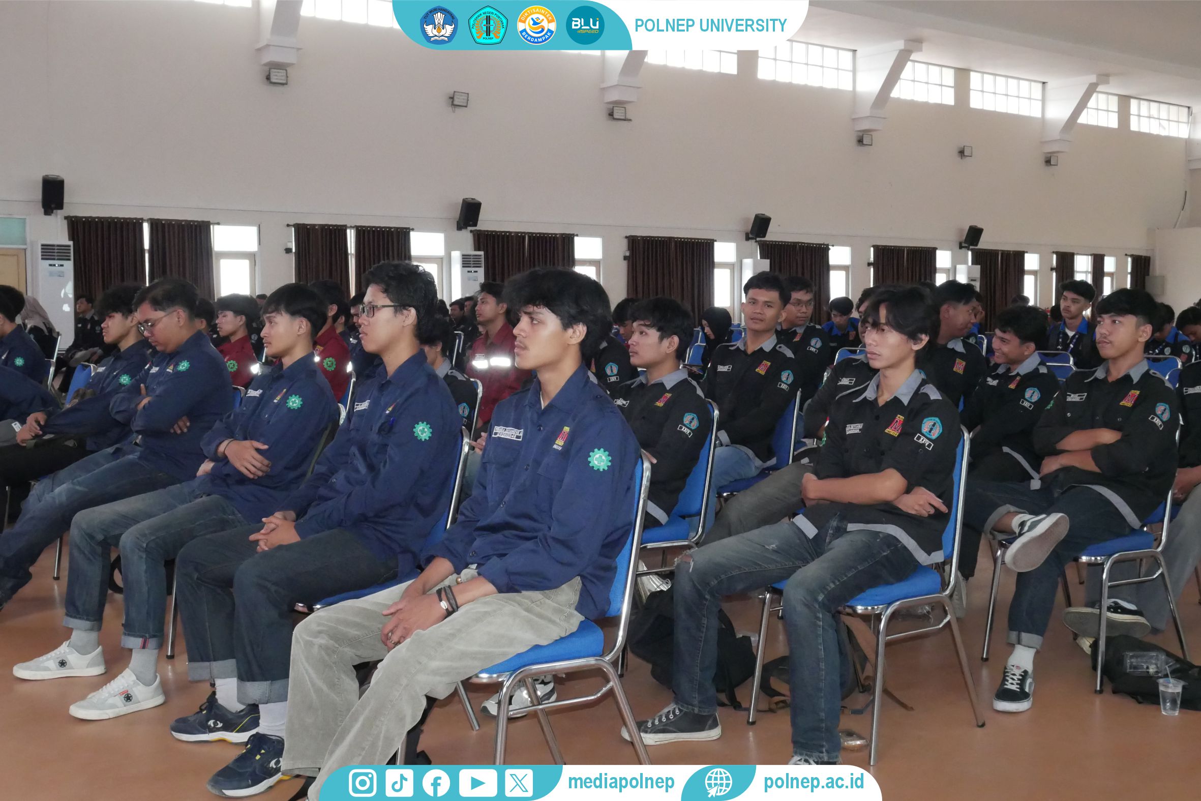 JURUSAN TEKNIK MESIN POLNEP GELAR KULIAH UMUM, HADIRKAN PRAKTISI INDUSTRI PT INDONESIA CHEMICAL ALUMINA