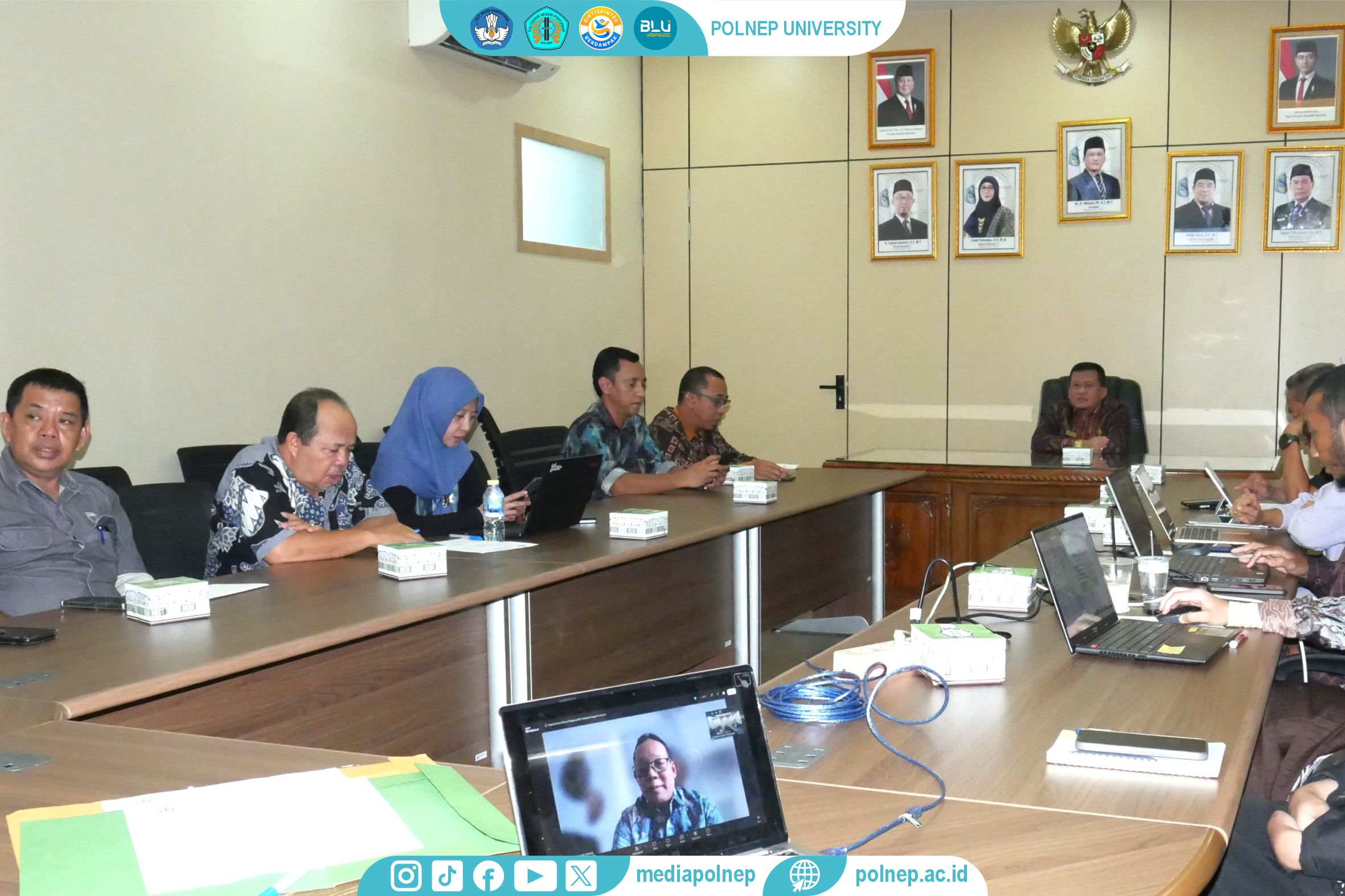 PERKUAT TATA KELOLA, POLNEP GELAR RAPAT BERSAMA DEWAN PENGAWAS: BAHAS CAPAIAN KPI DAN LAPORAN KEUANGAN SEMESTER I 2026