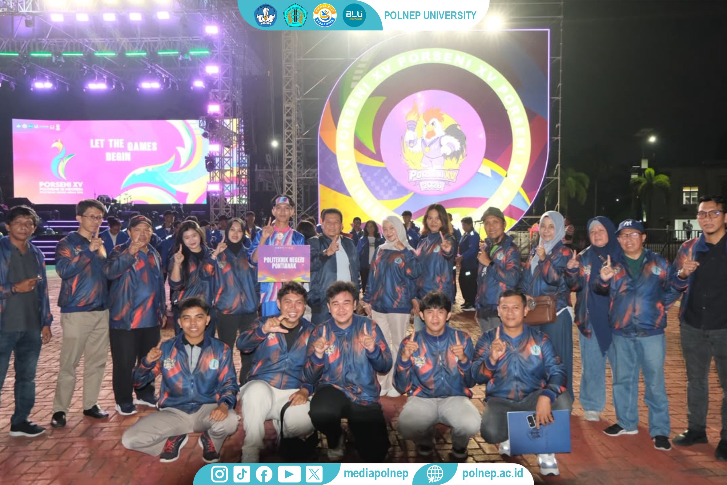 OPENING CEREMONY PORSENI XV 2026, POLNEP TURUNKAN 59 ATLET TERBAIK DI MEDAN