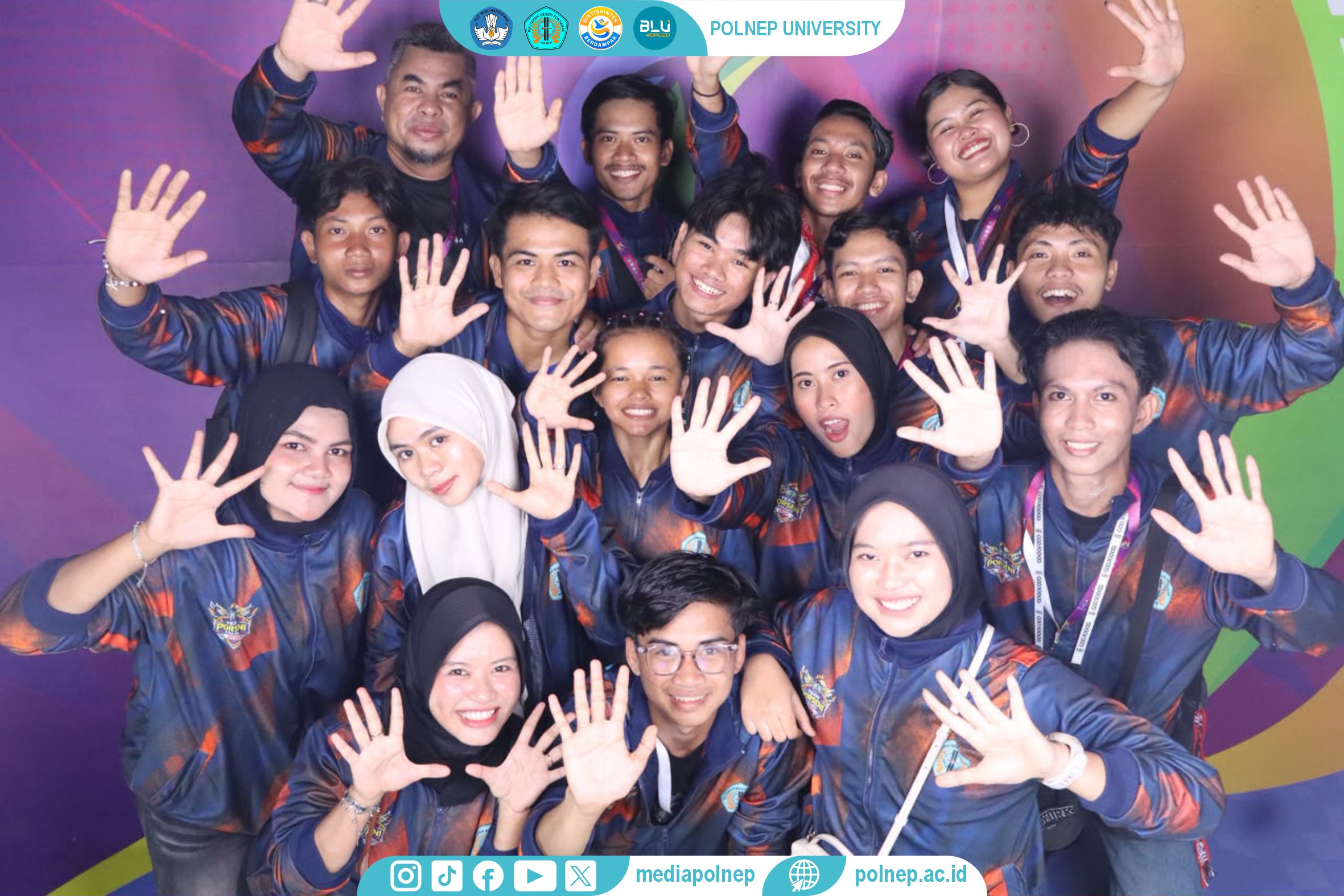 PRESTASI MEMBANGGAKAN: POLNEP RAIH PERINGKAT 5 NASIONAL DENGAN 27 MEDALI PADA PORSENI XV POLITEKNIK SE-INDONESIA 2026