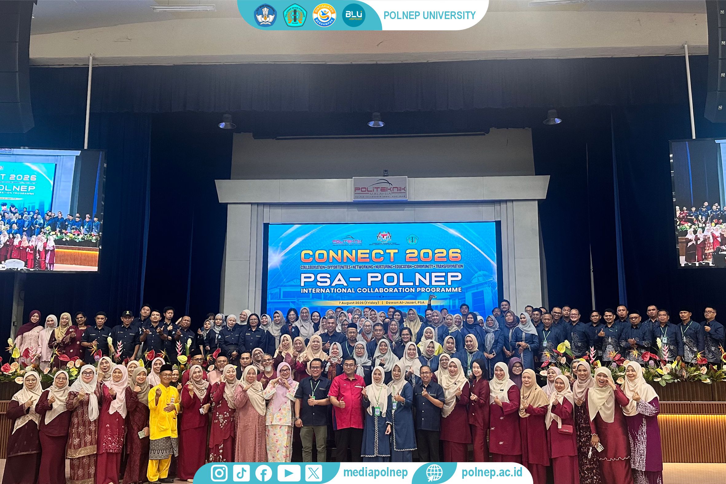 JURUSAN ADMINISTRASI BISNIS DAN AKUNTANSI POLNEP LAKSANAKAN PKM INTERNASIONAL DI POLITEKNIK SULTAN SALAHUDDIN ABDUL AZIZ SHAH MALAYSIA