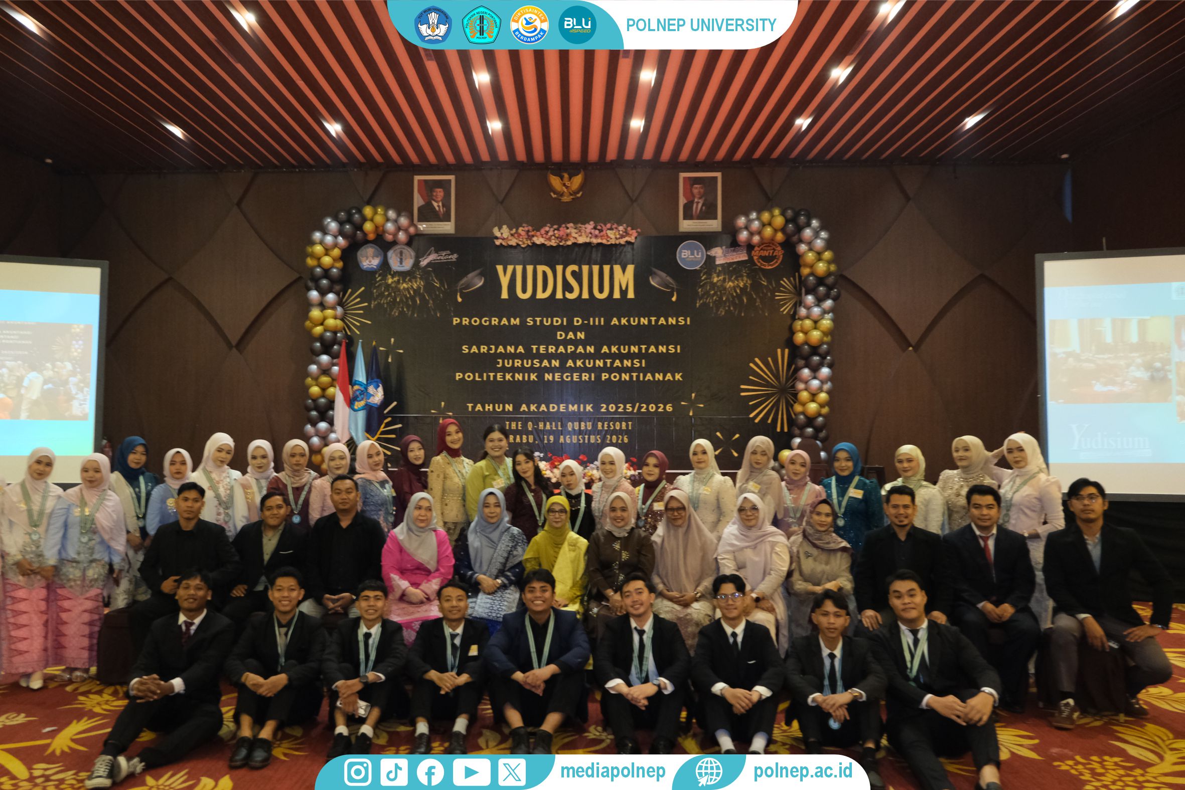 JURUSAN AKUNTANSI POLITEKNIK NEGERI PONTIANAK YUDISIUM 397 CALON WISUDAWAN TAHUN AKADEMIK 2025/2026