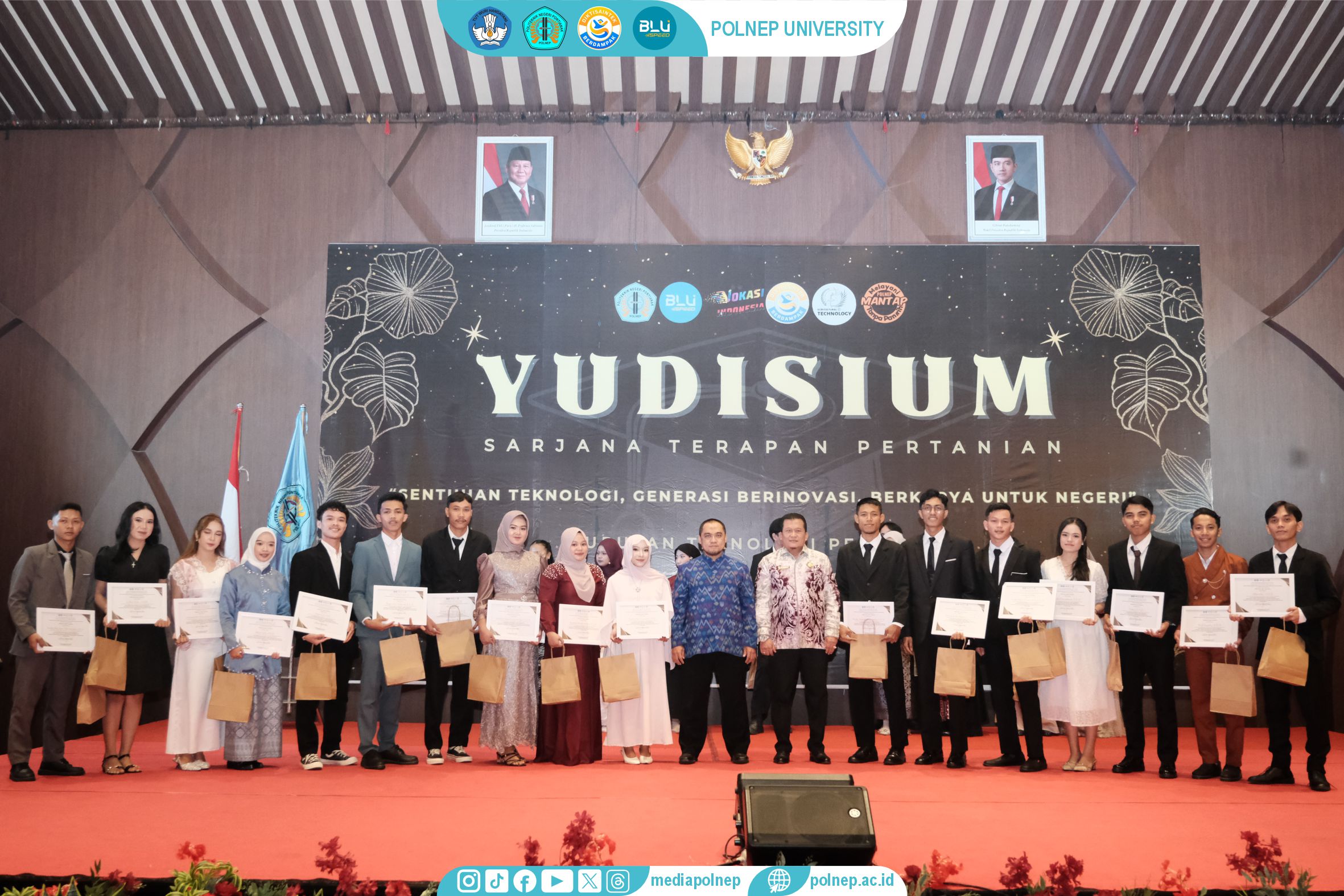 JURUSAN TEKNOLOGI PERTANIAN RESMI MENGUMUMKAN KELULUSAN RATUSAN MAHASISWA DI ACARA YUDISIUM