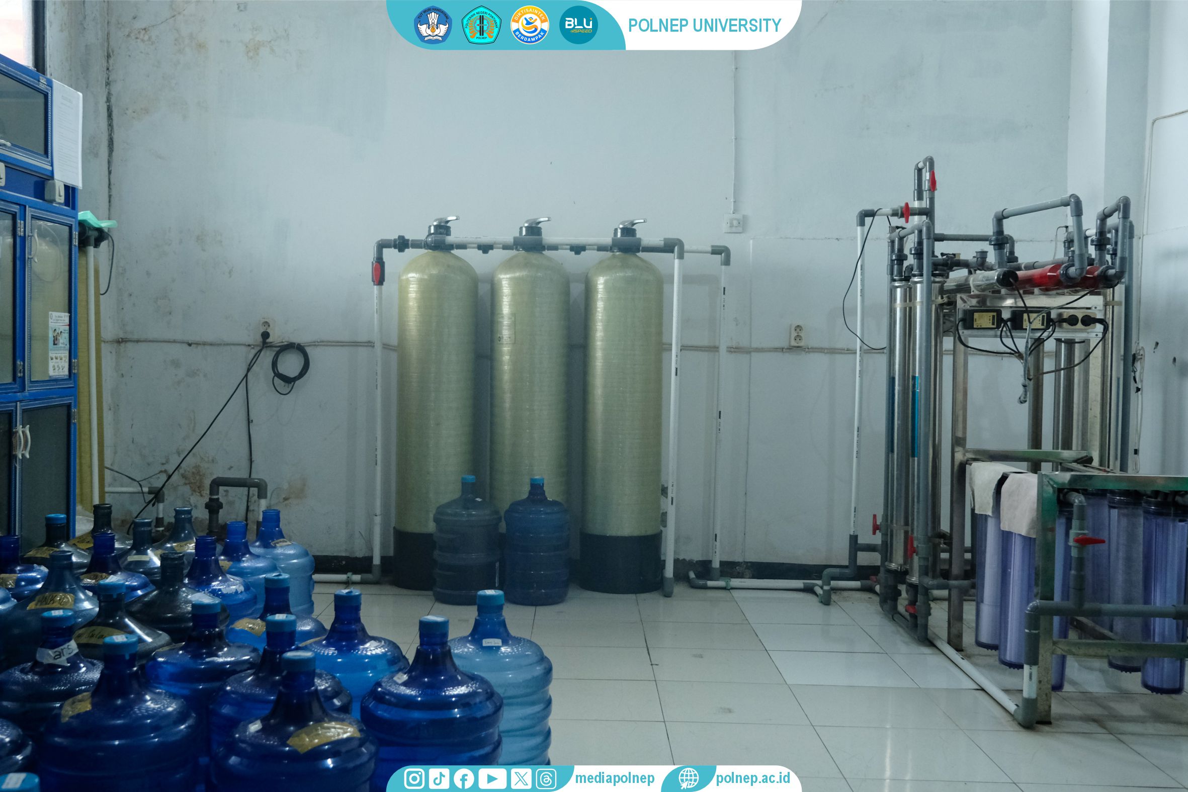 POLNEP BAGIKAN PULUHAN RIBU LITER AIR LAYAK KONSUMSI SECARA GRATIS UNTUK CIVITAS AKADEMIKA DAN MASYARAKAT PONTIANAK