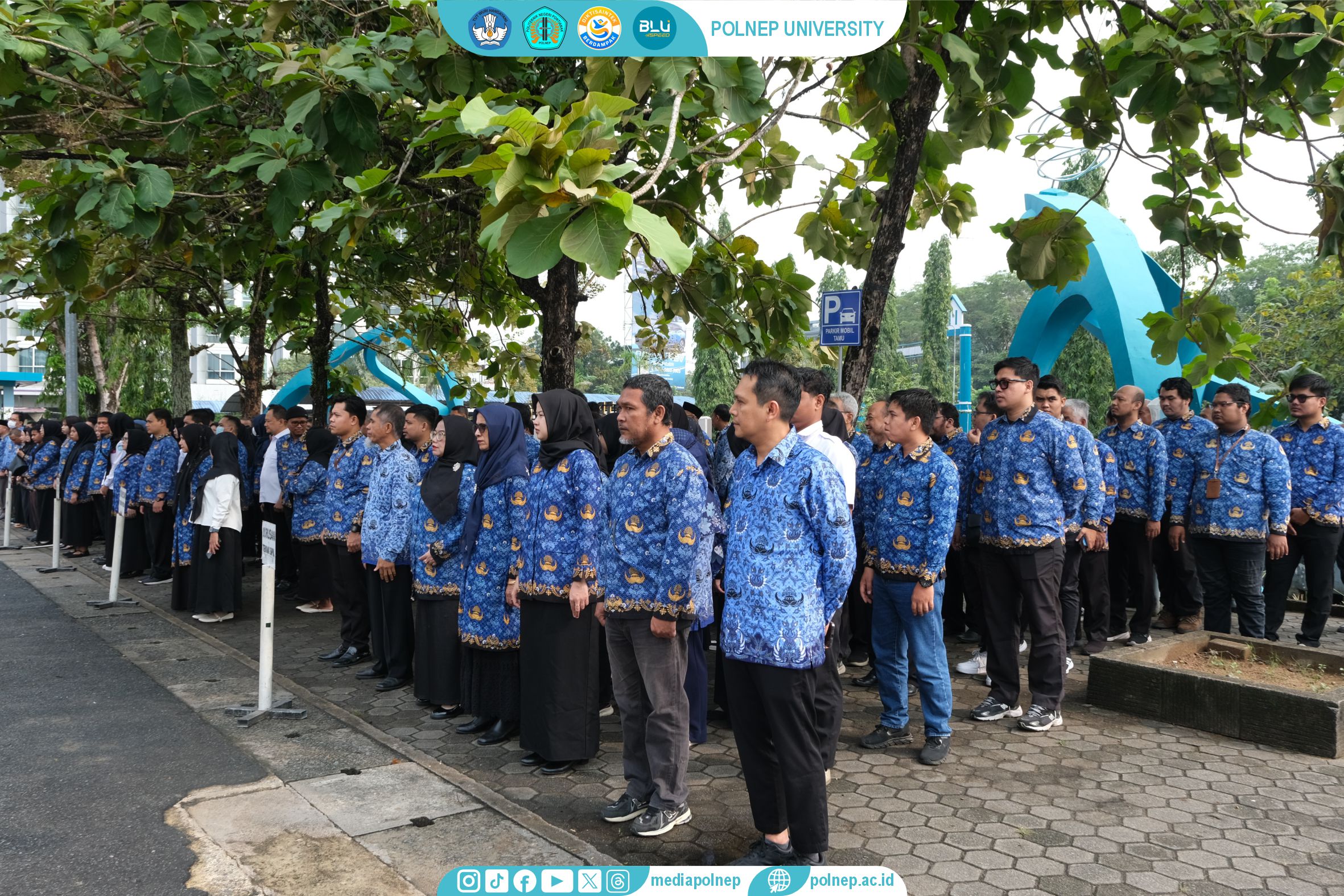 POLITEKNIK NEGERI PONTIANAK GELAR UPACARA HARI KESAKTIAN PANCASILA