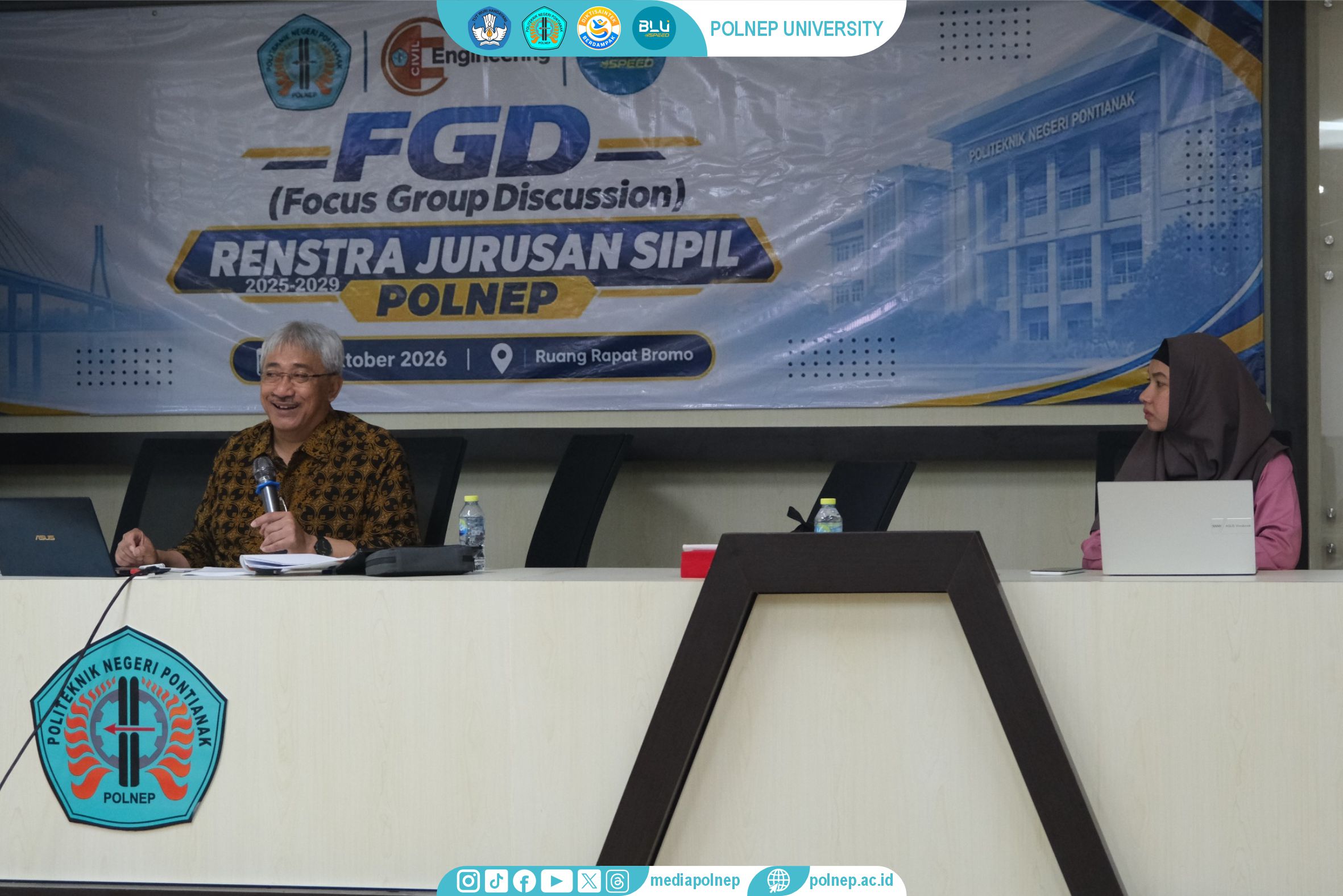 JURUSAN TEKNIK SIPIL POLITEKNIK NEGERI PONTIANAK GELAR FGD RENSTRA, PERKUAT ARAH PENGEMBANGAN JURUSAN