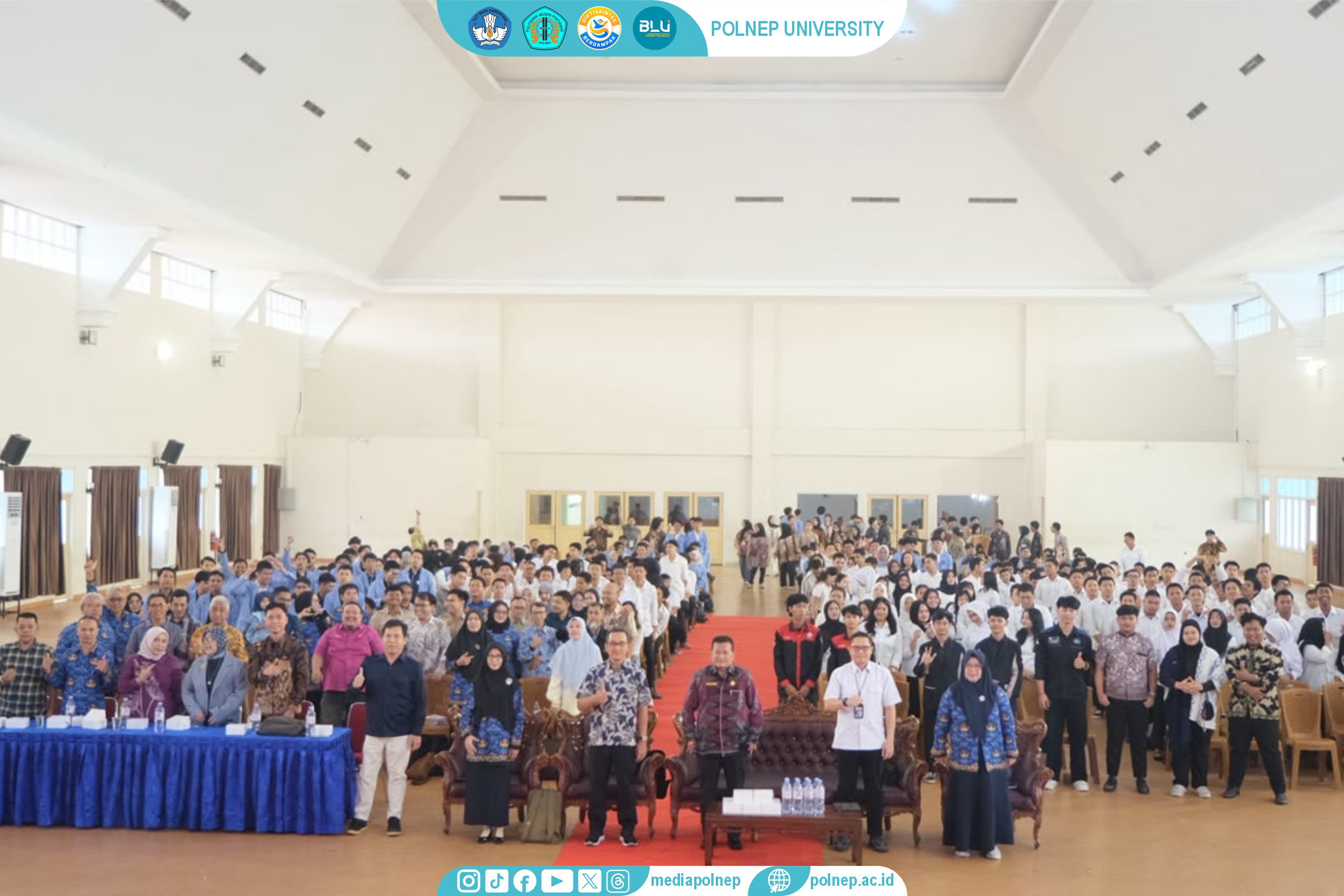 JURUSAN TEKNIK SIPIL POLNEP HADIRKAN TIGA PAKAR DALAM KULIAH UMUM BERTEMA PENGEMBANGAN INFRASTRUKTUR KALBAR